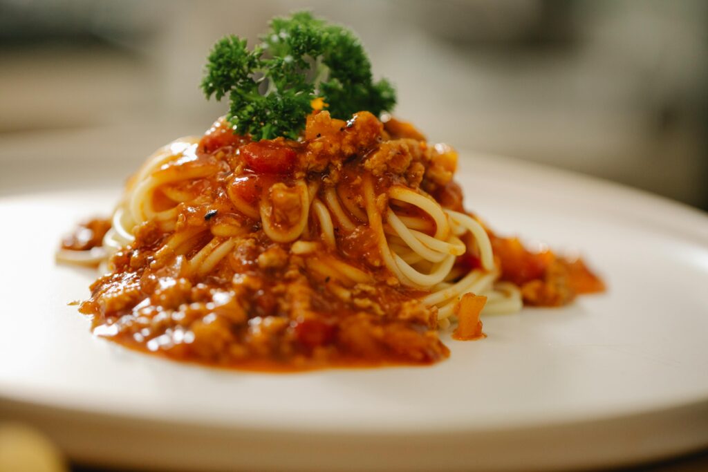 Spaghetti Squash with Meatballs